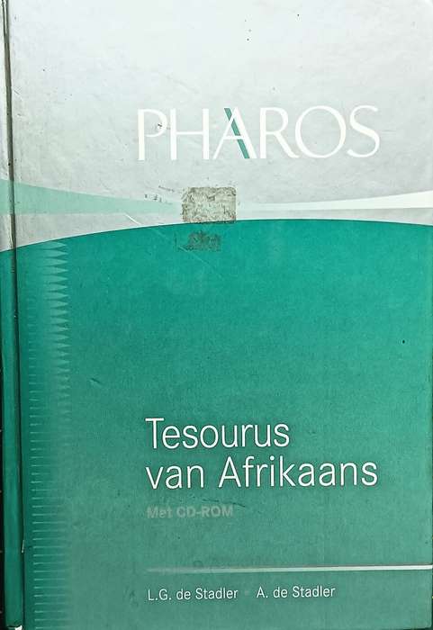 Pharos Tesourus van Afrikaans - L.G. de Stadler & A. de Stadler - Hardcover with CD Rom - 863 pages