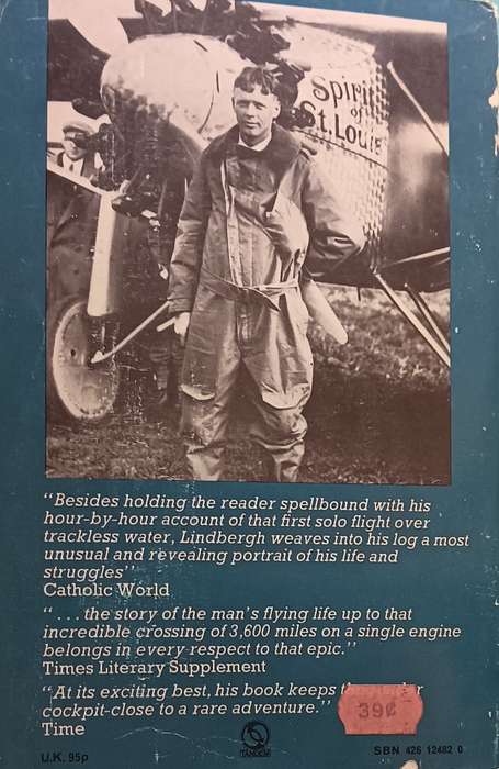 The Spirit of St. Louis - Charles Lindbergh - Softcover - 251 pages