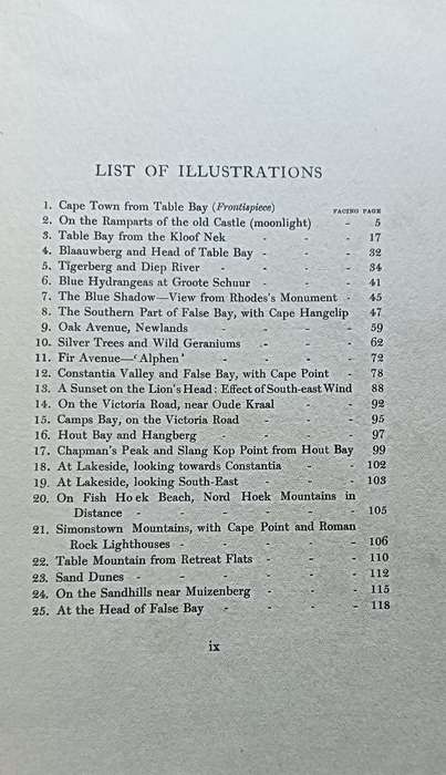 The Cape Peninsula described by Rene Juta - Hardcover - 118 pages