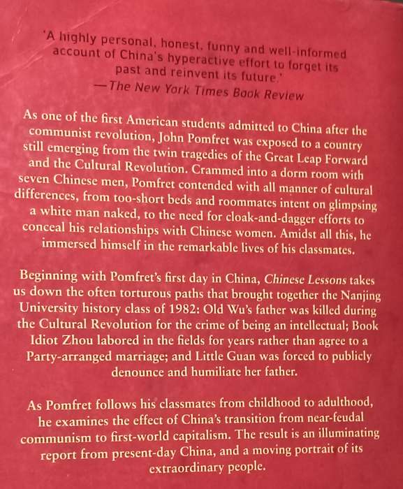 Chinese Lessons - John Pomfret - Softcover - 315 pages