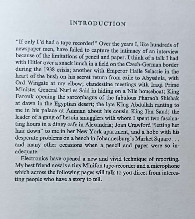 ...And so They Talked - Ken Anderson- Hardcover - 207 pages