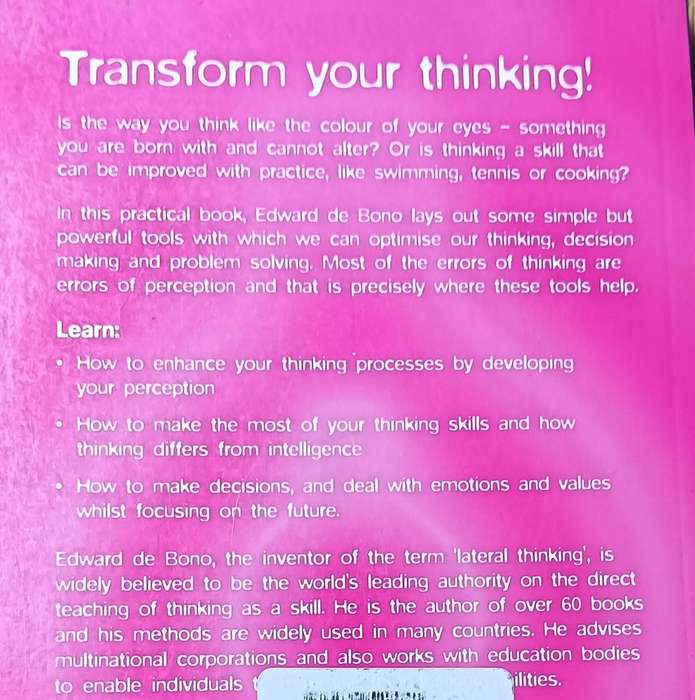 Edward de Bono's Thinking Course - Softcover - 159 pages