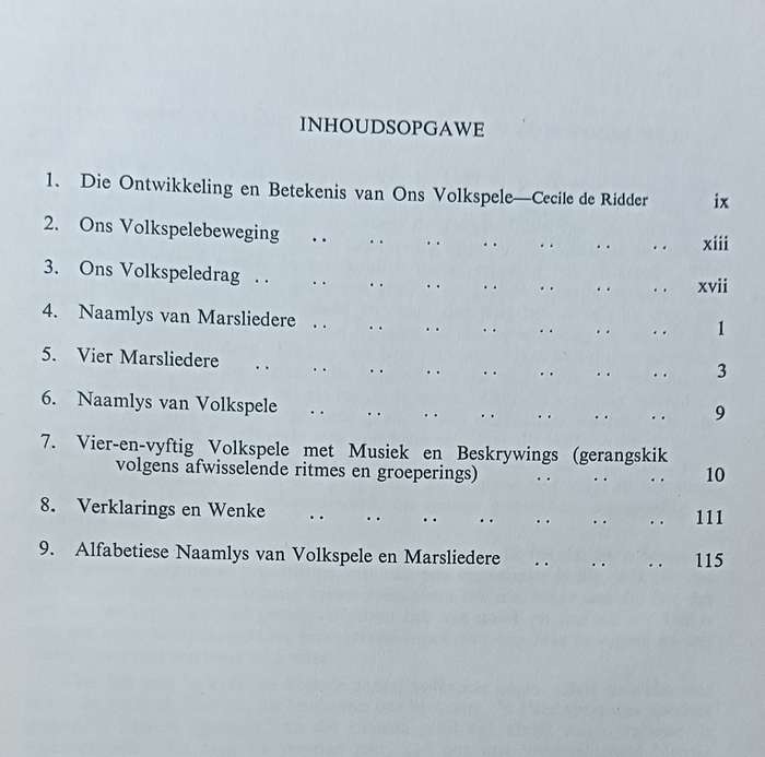 Ons Eie Volkspele - Hardcover - 113 pages