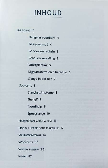 Slange en Slangbyte in Suider-Afrika - Johan Marais - Softcover - 88 Pages