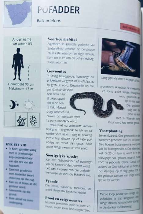 Slange en Slangbyte in Suider-Afrika - Johan Marais - Softcover - 88 Pages