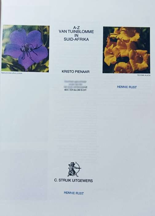 Die A-Z van Tuinblomme in Suid-Afrika - Kristo Pienaar - Softcover - 368 Pages