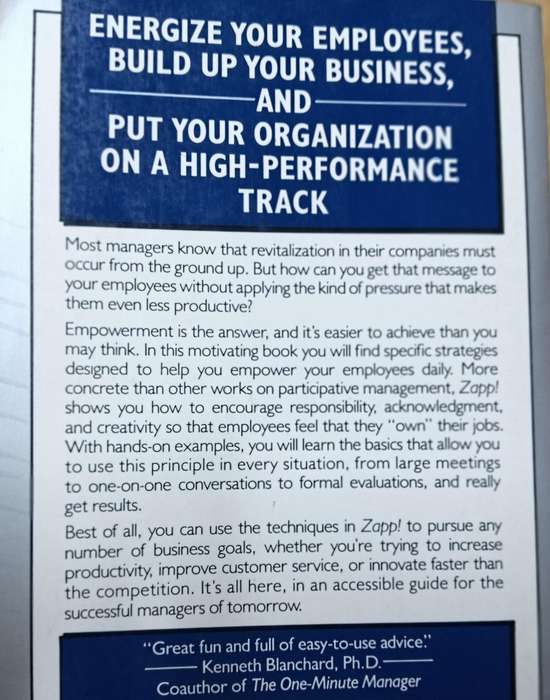 Zapp, the Lightning of Empowerment - William C. Byham, Ph.D with Jeff Cox - Softcover - 189 pages