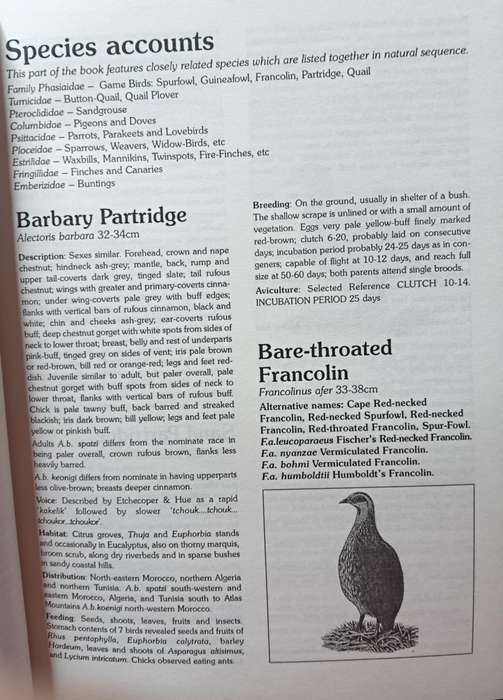 African Birds in Field and Aviary a Guide to a Mixed Collection - Softcover - 262 pages