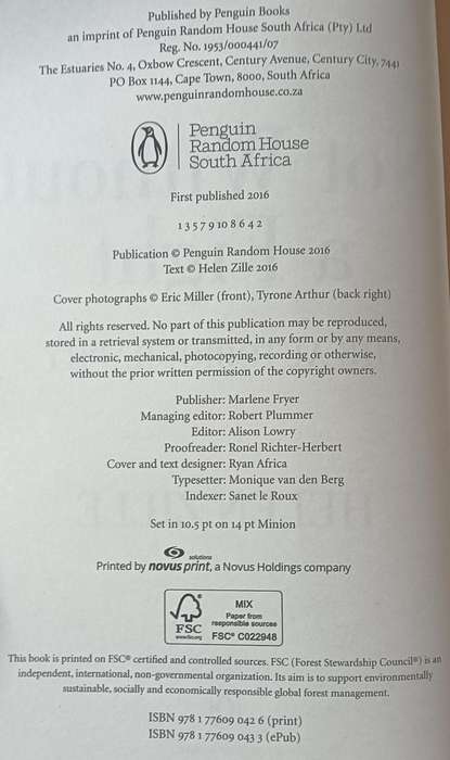 Helen Zille - An Autobiography - Not Without a Fight - Hardcover - 529 Pages