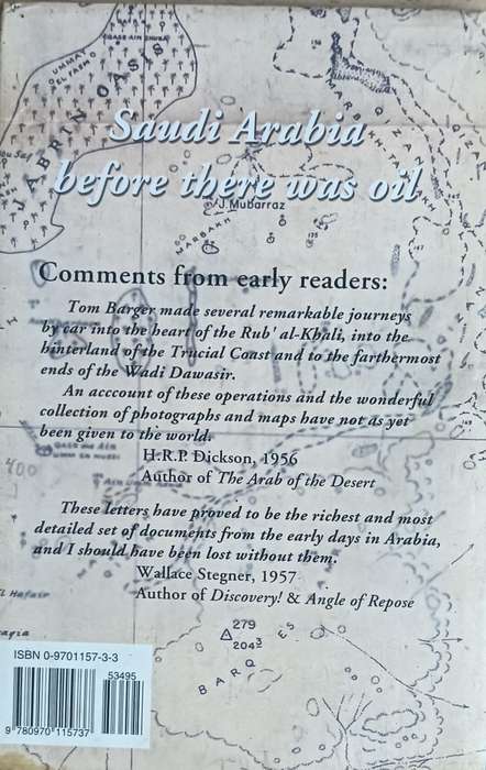 Out in the Blue Letters From Arabia 1937-1940 - Thomas C, Barger - Softcover - 284 Pages