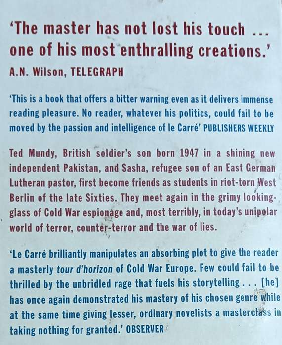 Absolute Friends - John Le Carre - Softcover - 382 pages