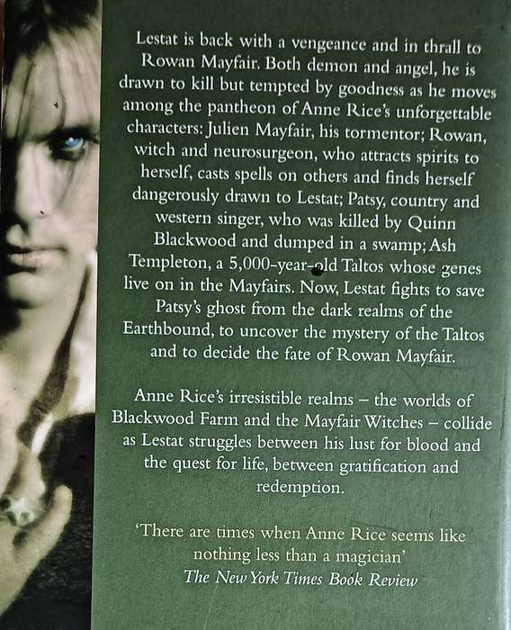 Blood Canticle - Anne Rice - Softcover - 392 pages