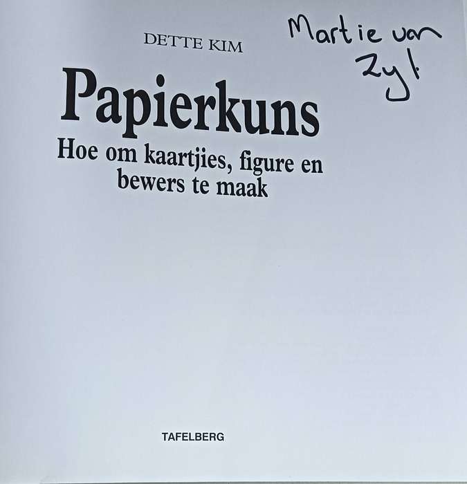 Papierkuns - Dette Kim- Softcover - 77 pages