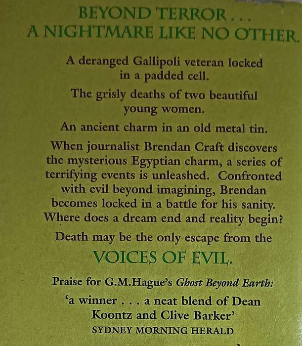Voices of Evil - C.M. Hague - Softcover - 611 pages