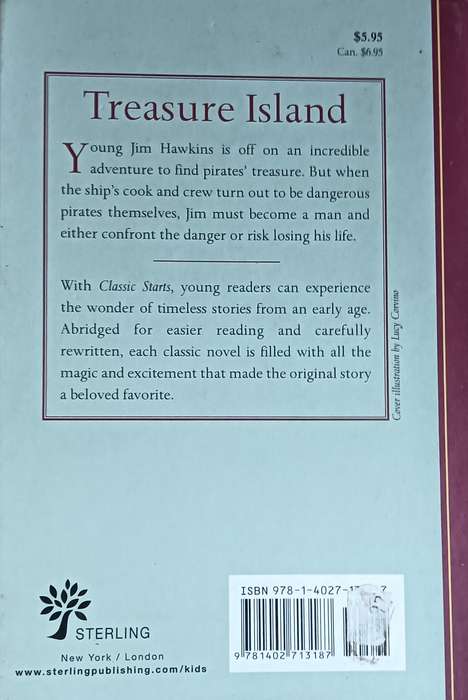 Treasure Island - Classic Starts retold from Robert Louis Stevenson Original - Hardcover - 151 pages