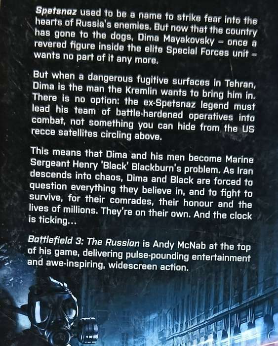Battlefield 3 - The Russian - Andy McNab  - Softcover - 344 pages