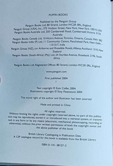 The Artemis Fowl Files - Eoin Colfer - Hardcover - 194 pages