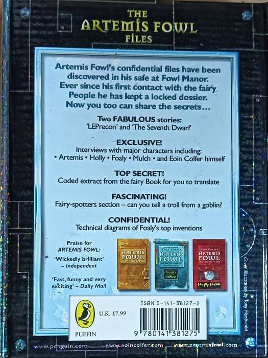 The Artemis Fowl Files - Eoin Colfer - Hardcover - 194 pages