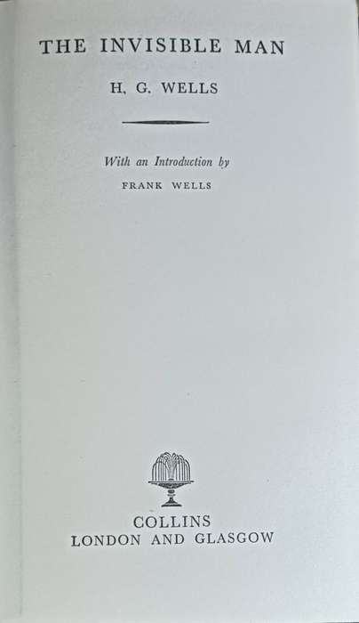 The Invisible Man - H.G. Wells  - Hardcover - 223 pages