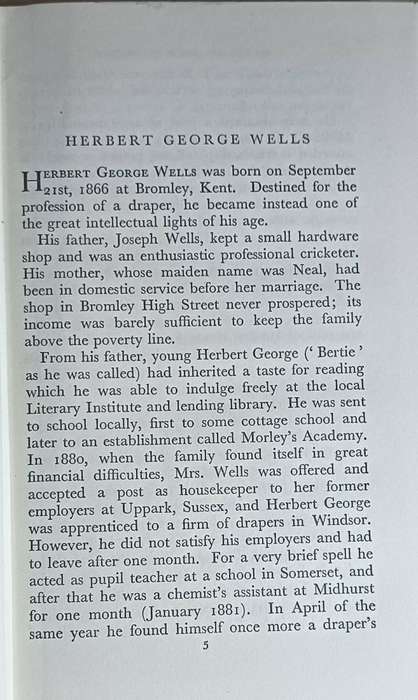 The Invisible Man - H.G. Wells  - Hardcover - 223 pages