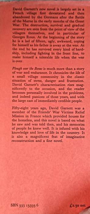 Plough Over the Bones - David Garnett  - Hardcover - 245 pages
