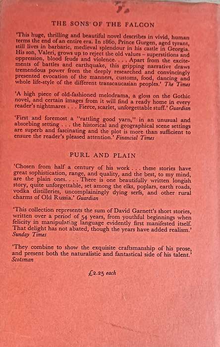 Plough Over the Bones - David Garnett  - Hardcover - 245 pages