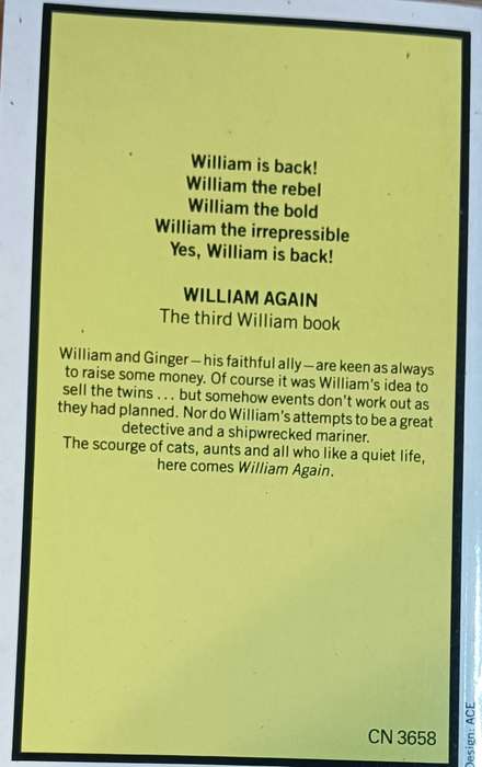 William Again - Richmal Crompton  - Softcover - 239 pages