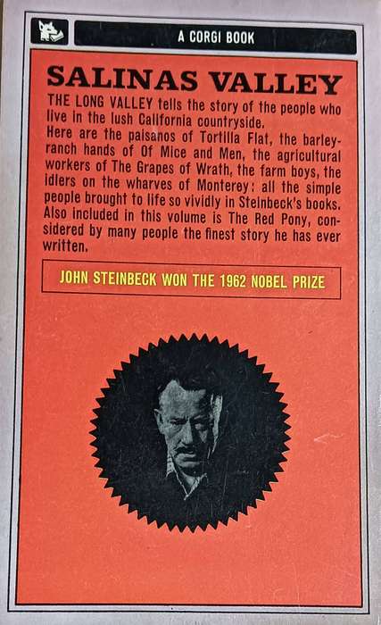 The Long Valley - Steinbeck  - Softcover - 222 pages