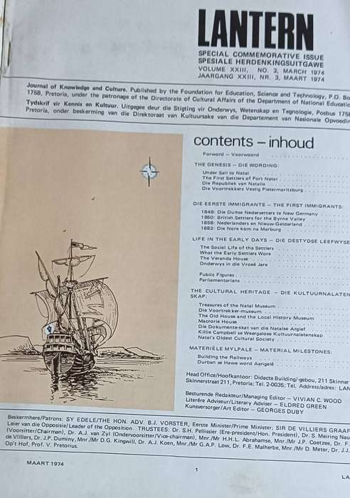 Lantern - Natal 150 - 1974 - Softcover - 132 pages
