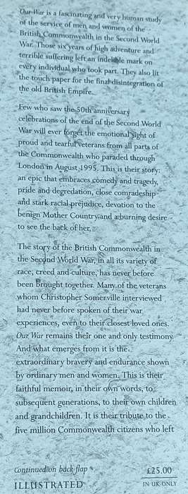 Our War - Christopher Somerville - Hardcover - 364 pages