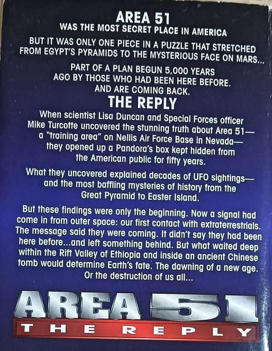 Area 51 - The  Reply - Robert Doherty - Softcover - 376 pages