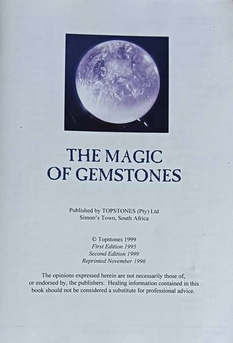 The Magic of Crystals & Gemstones - Topstones - Softcover - 46 pages
