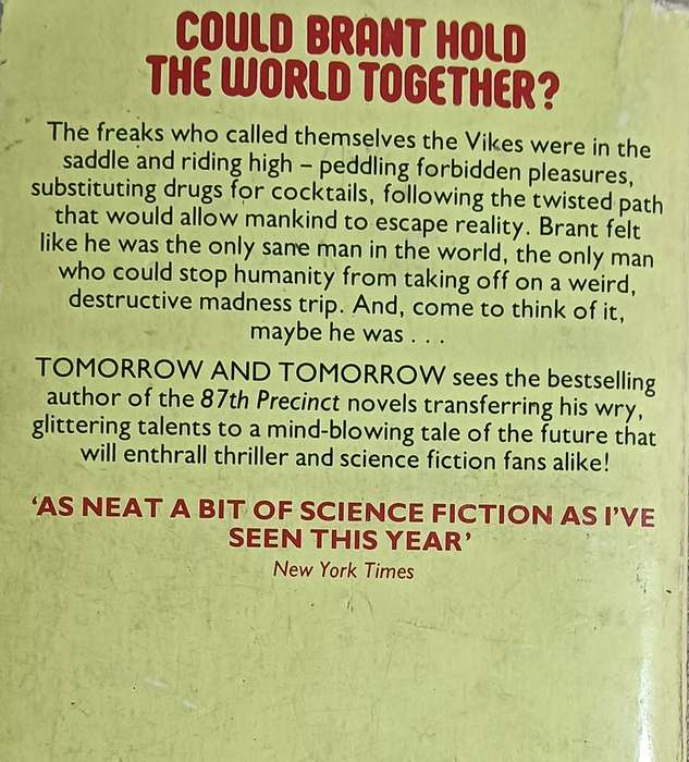 Tomorrow & Tomorrow - Ed McBain - Softcover - 190 pages