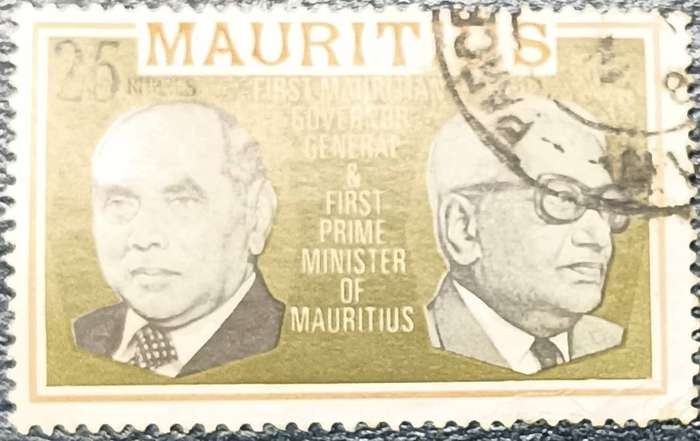Mauritius 1978 Maps and Historical Events 25R used