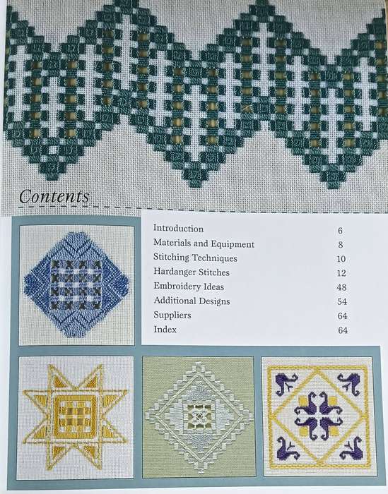 The New Anchor Book of Hardanger Embroidery Stitches - Softcover - 64 pages