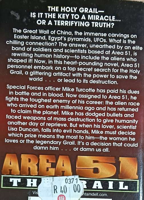Area 51 - The Grail - Robert Doherty - Softcover - 328 pages