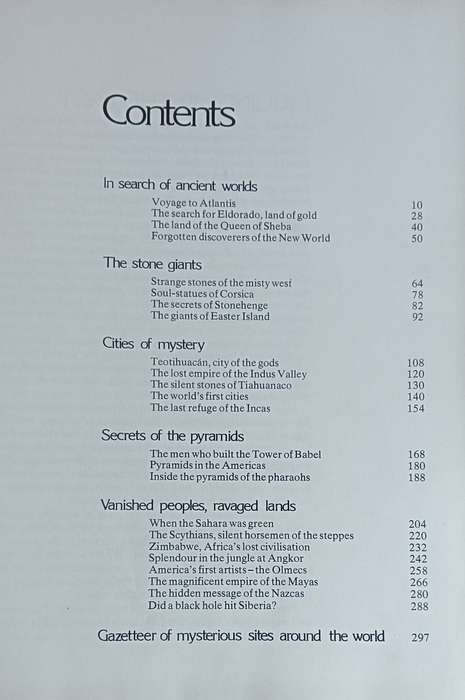 The World's Last Mysteries - Reader's Digest - Hardcover - 320 pages