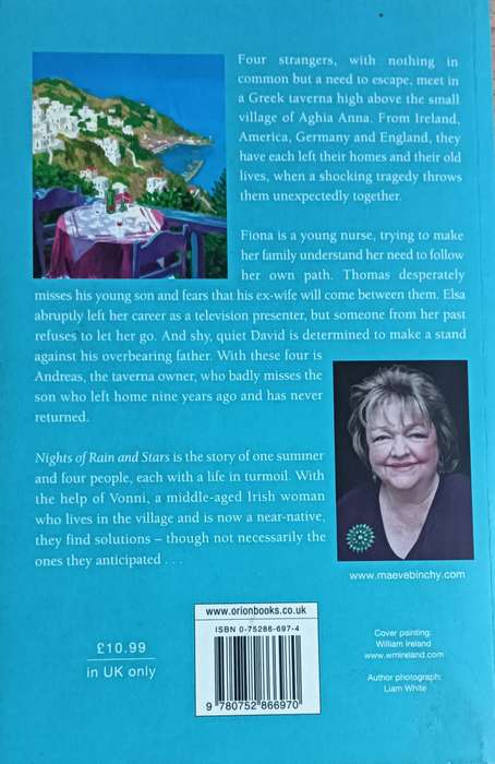 Nights of Rain and Stars - Maeve Binchy - Softcover - 327 pages