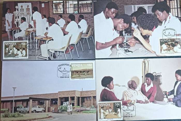 VENDA 1988 NURSES TRAINING COLLEGE SET OF 4 POST CARDS