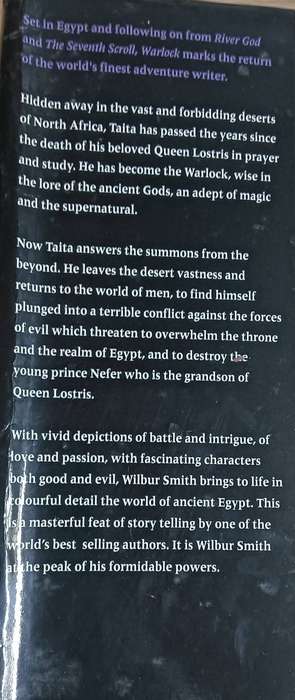 Warlock - Wilbur Smith - Hardcover - 500 pages