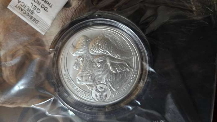 Fine silver 1Oz Buffalo big 5 Limited edition  999 purity coin