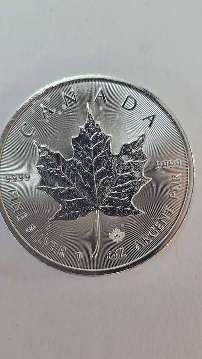 Canadian Maple leaf 1 Oz Fine silver 9999 Purity coin