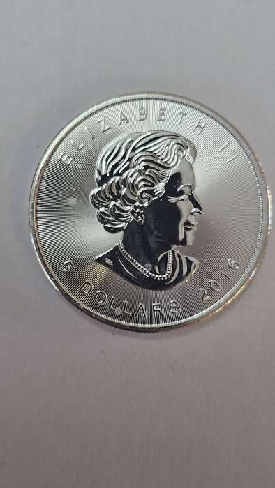 Canadian Maple leaf 1 Oz Fine silver 9999 Purity coin