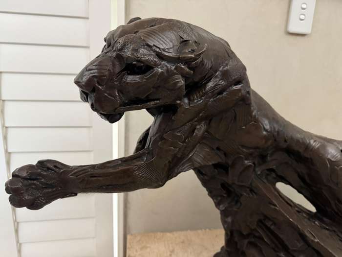 Dylan Lewis Bronze Leopard bronze Sculpture