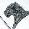 Dylan Lewis Glass table with bronze lion heads