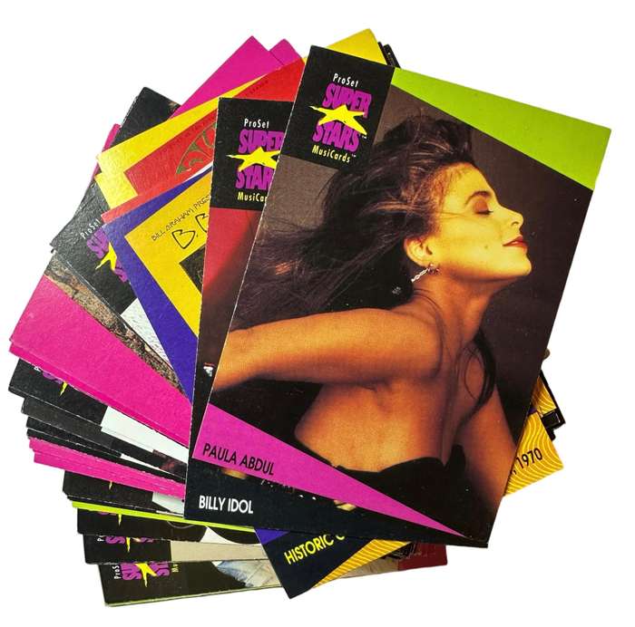 1991 Pro Set Super Stars Music Card Lot (57xCards)