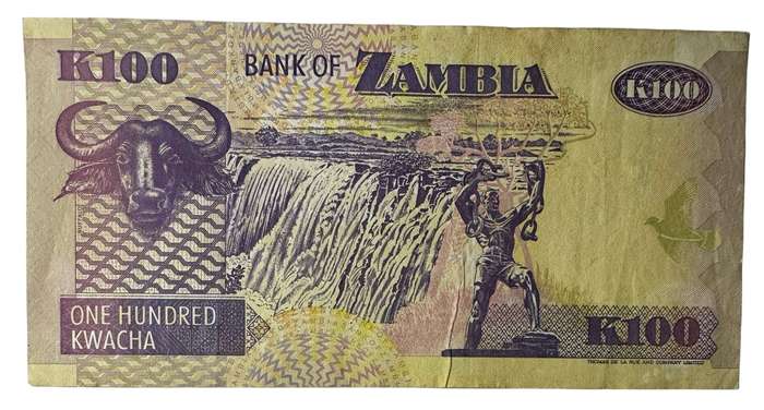 2009 100 Kwacha Zambia Bank Note