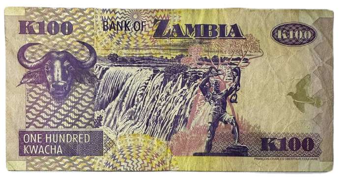 2006 100 Kwacha Zambia Bank Note