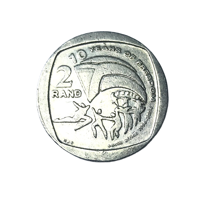 South Africa 2 Rand 10 Years of Freedom