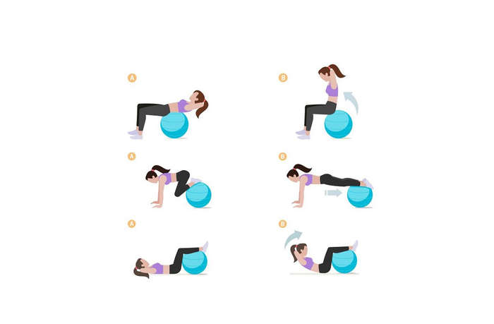 Exercise Ball / Yoga Ball With Pump